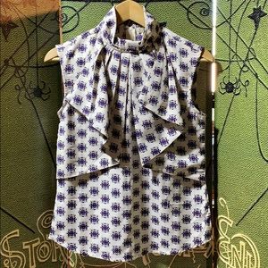 New retro style blouse sleeveless top